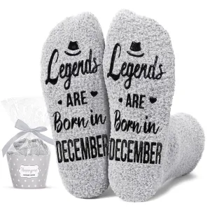 December Birthday Gifts for Women Men; Birthday Socks Happy Birthday Socks, Socks for Him Male