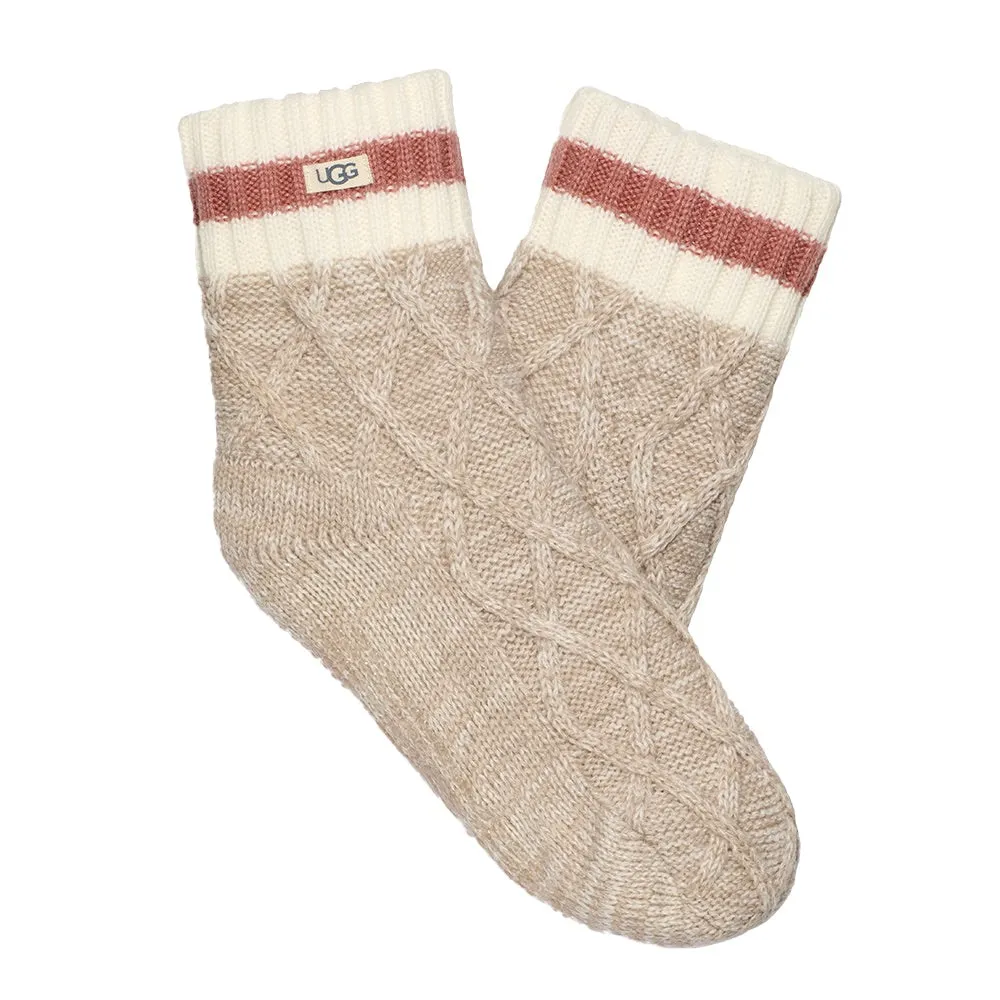 Deedee Fleece Lined Quarter (Putty / Pink Cedar)