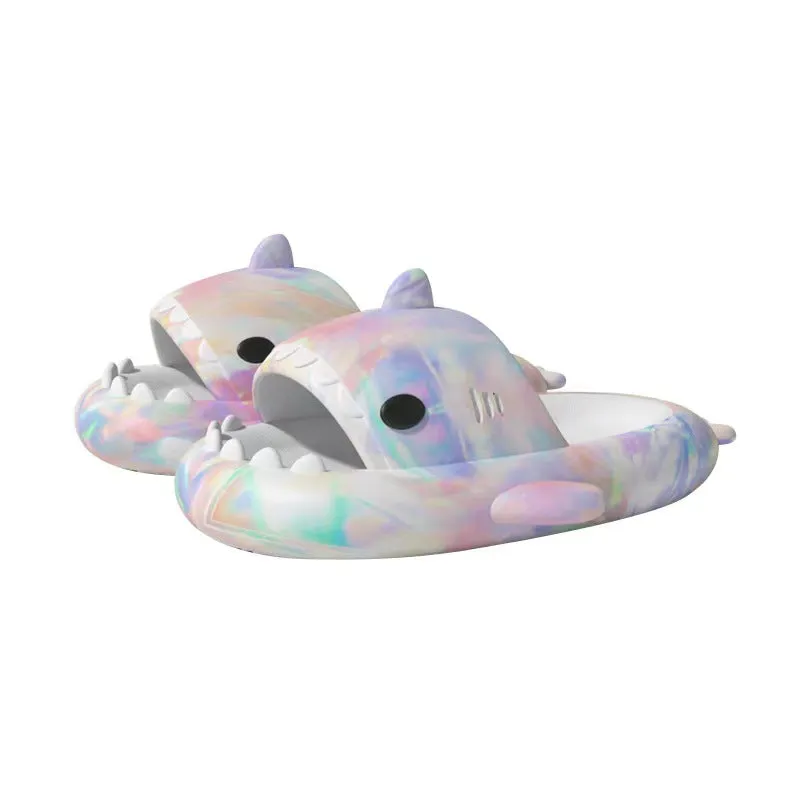Designed shark slippers