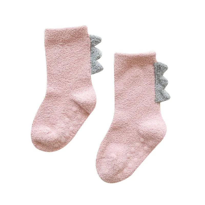 Dino Fleece Socks