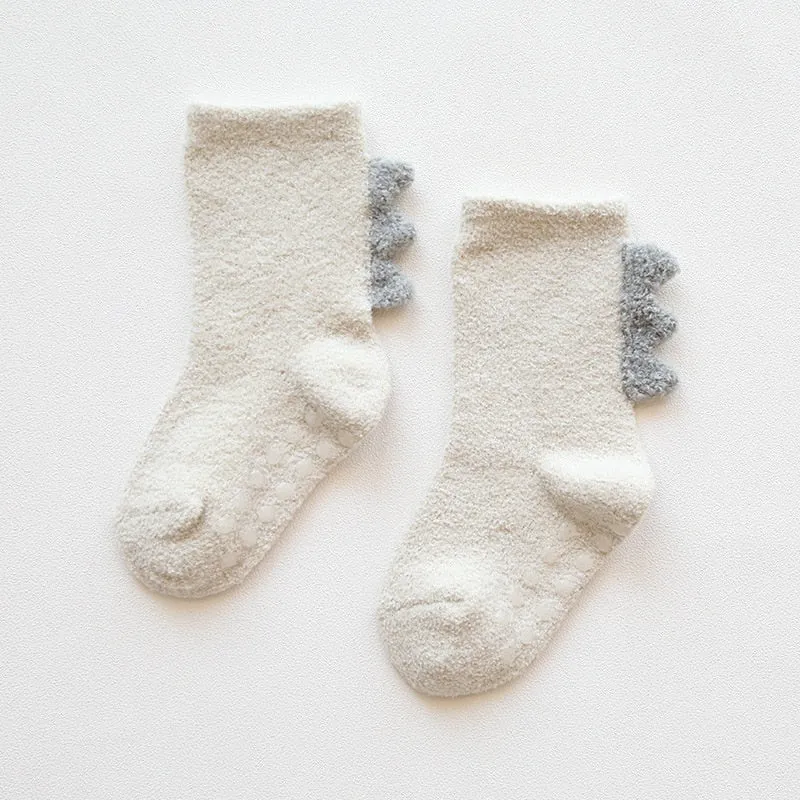 Dino Fleece Socks
