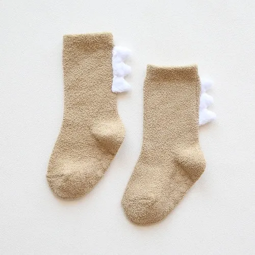 Dino Fleece Socks