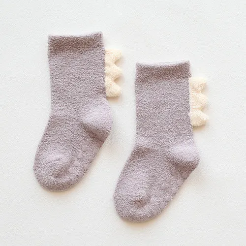 Dino Fleece Socks