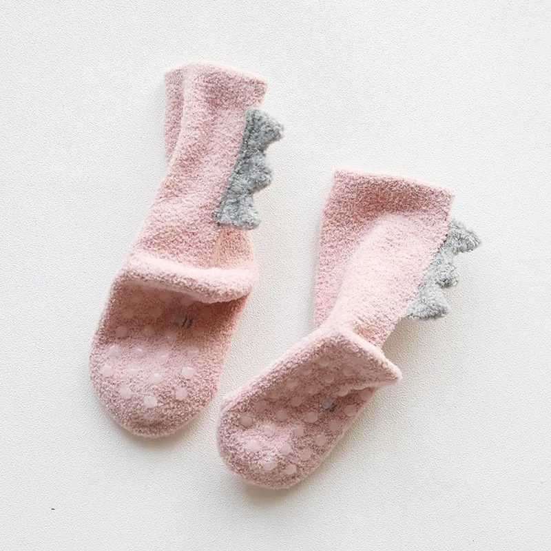 Dino Fleece Socks