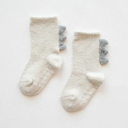 Dino Fleece Socks