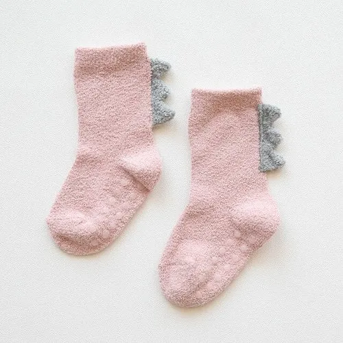 Dino Fleece Socks