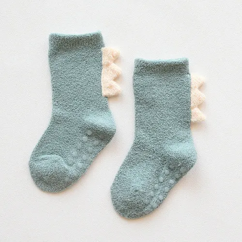 Dino Fleece Socks