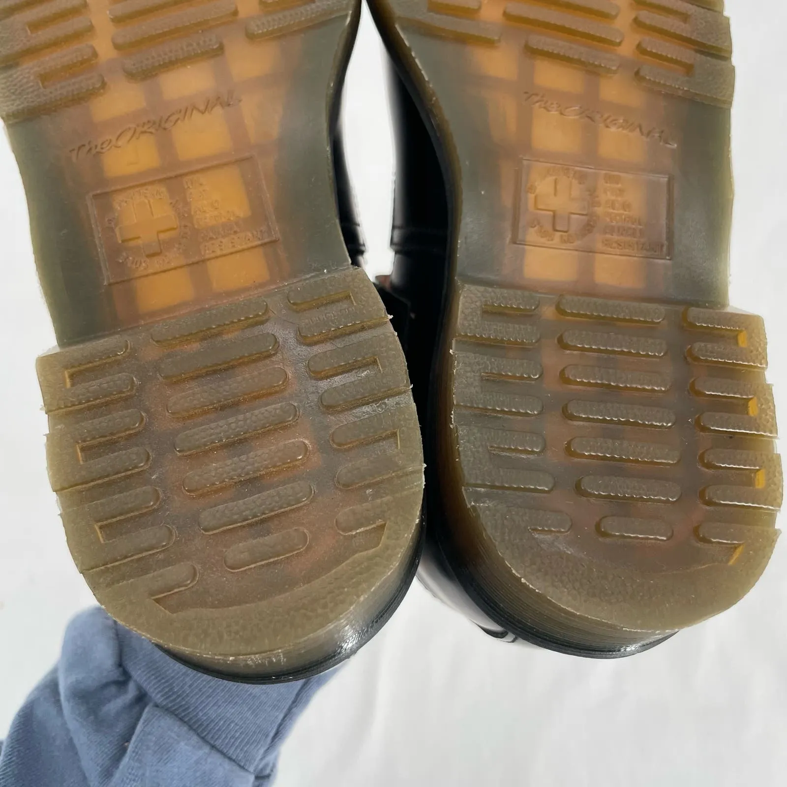 Dr. Martens Polley Mary Jane Black Smooth Leather Classic Academia Style Shoes Size 6