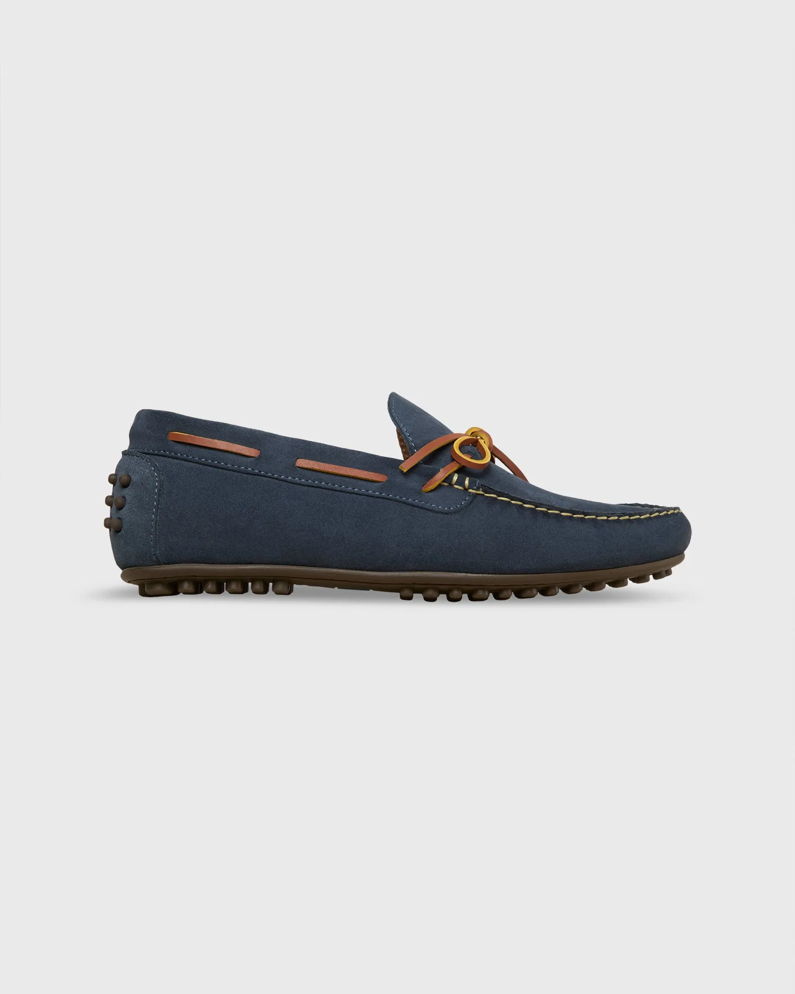Driving Moccasin in Pacific Blue Suede