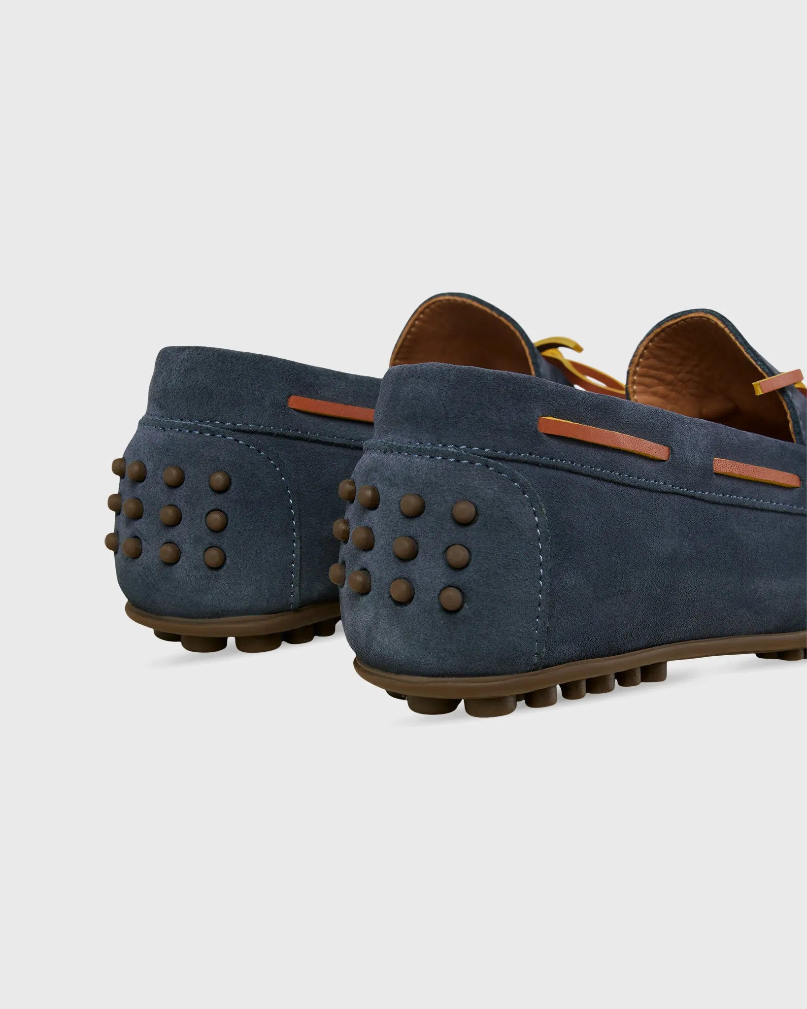 Driving Moccasin in Pacific Blue Suede