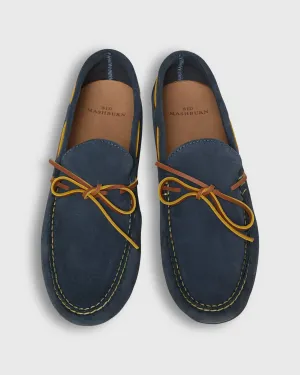 Driving Moccasin in Pacific Blue Suede