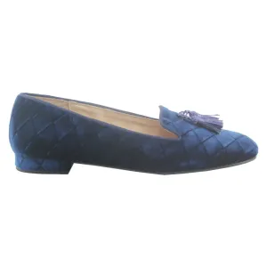 Eloise - Blue Quilt Velvet