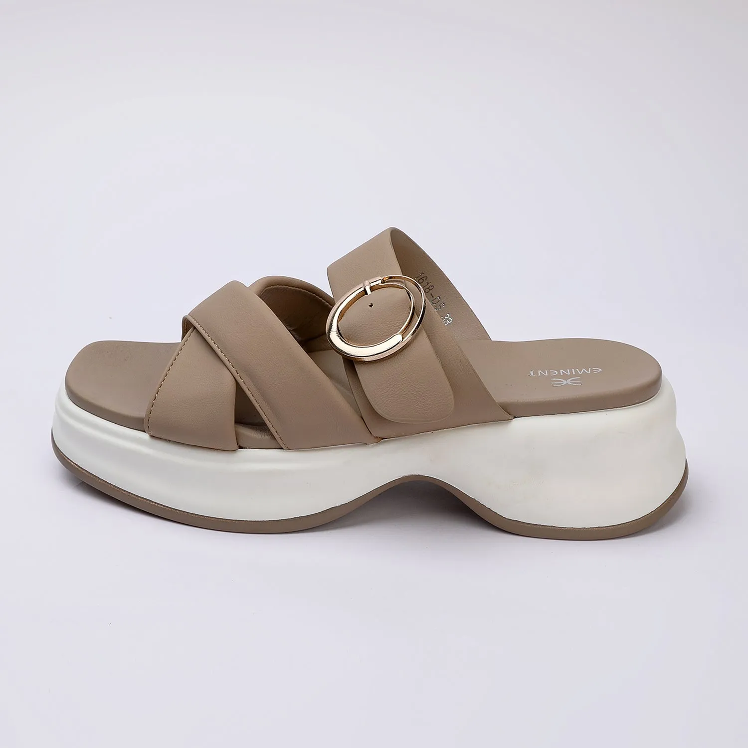 Eminent Women's Softy Slipper - Khaki