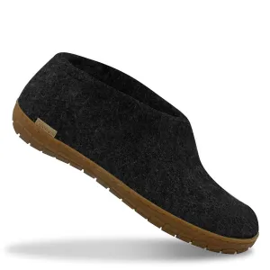 Felt Rubber Sole Shoe - Charcoal