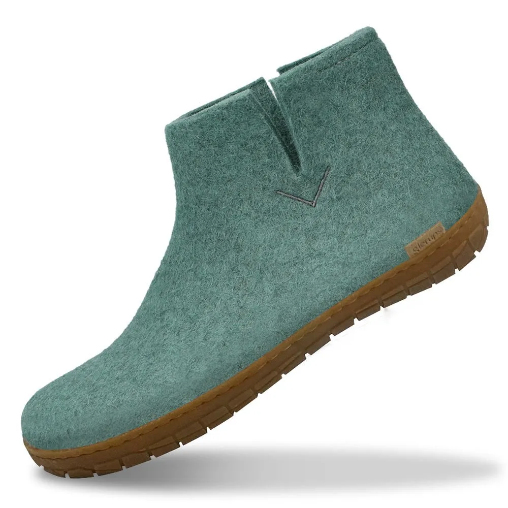Felted Wool Rubber Sole Boot - North Sea