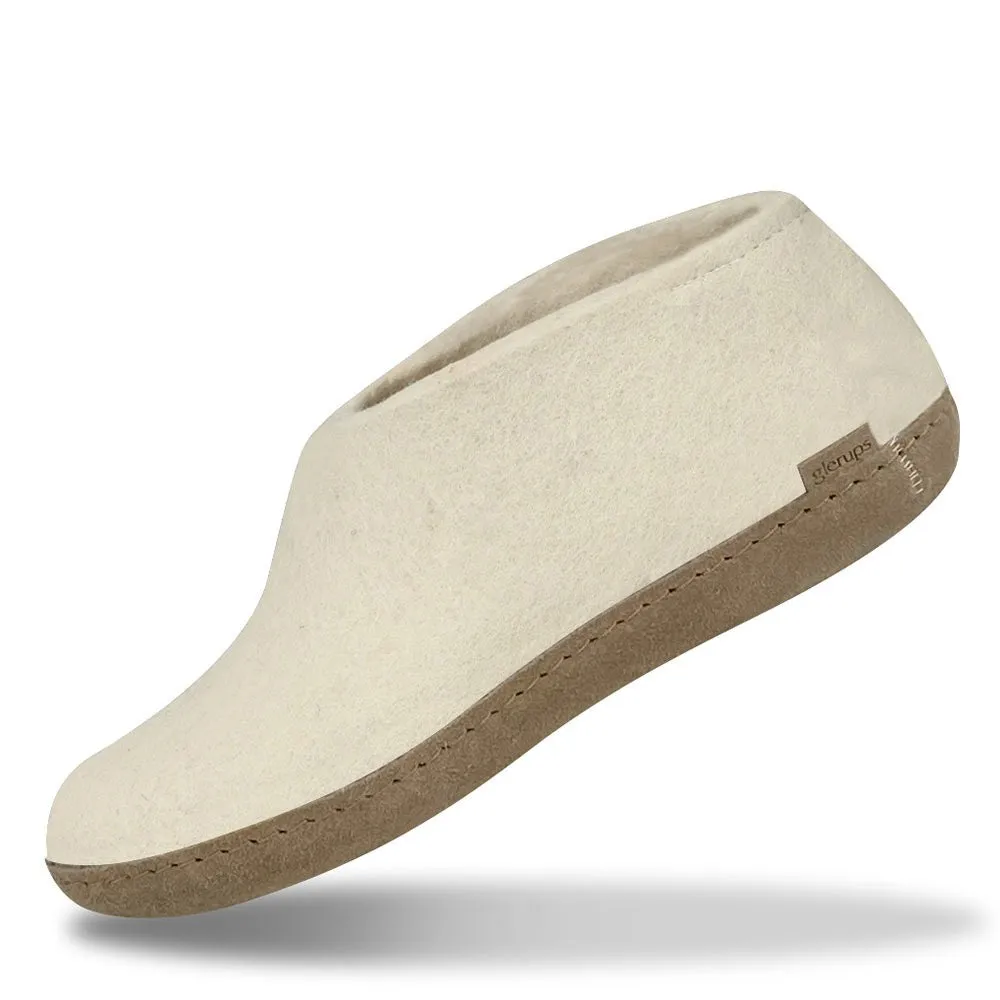 Felted Wool Shoe - White