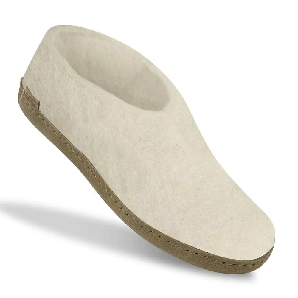 Felted Wool Shoe - White