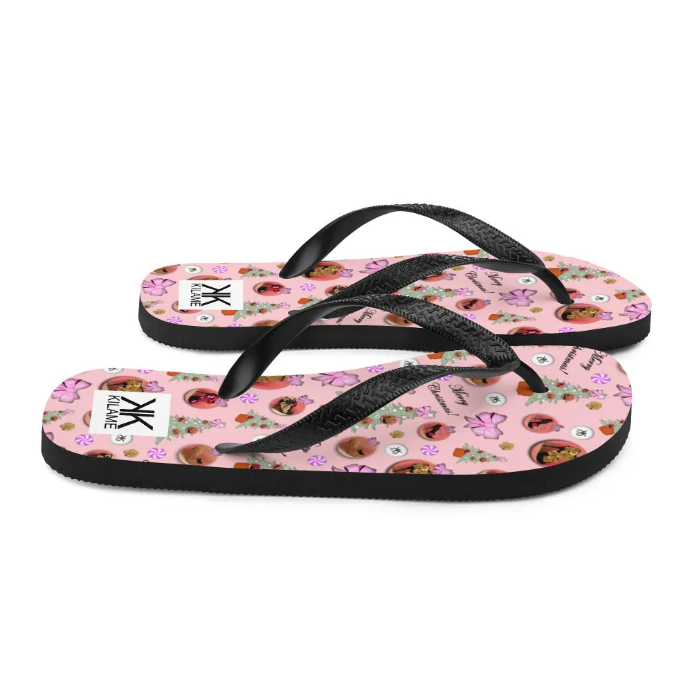Flip-Flops 'Pink Christmas'