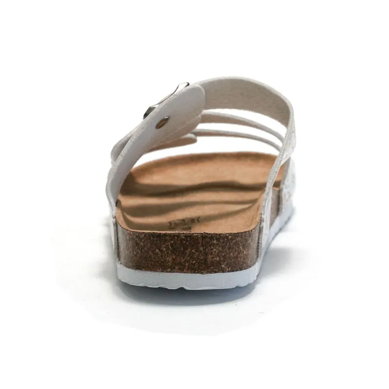 Floral Cork Slippers for Women - Perfect for Beach and Casual Wear