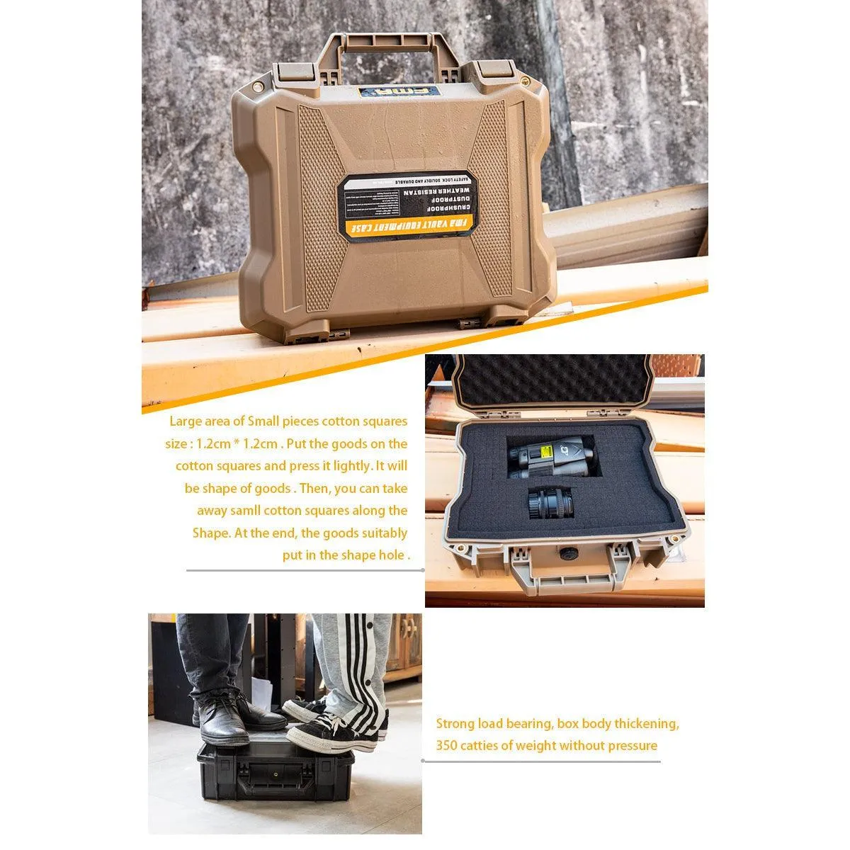 FMA Vault Equipment Case - Black