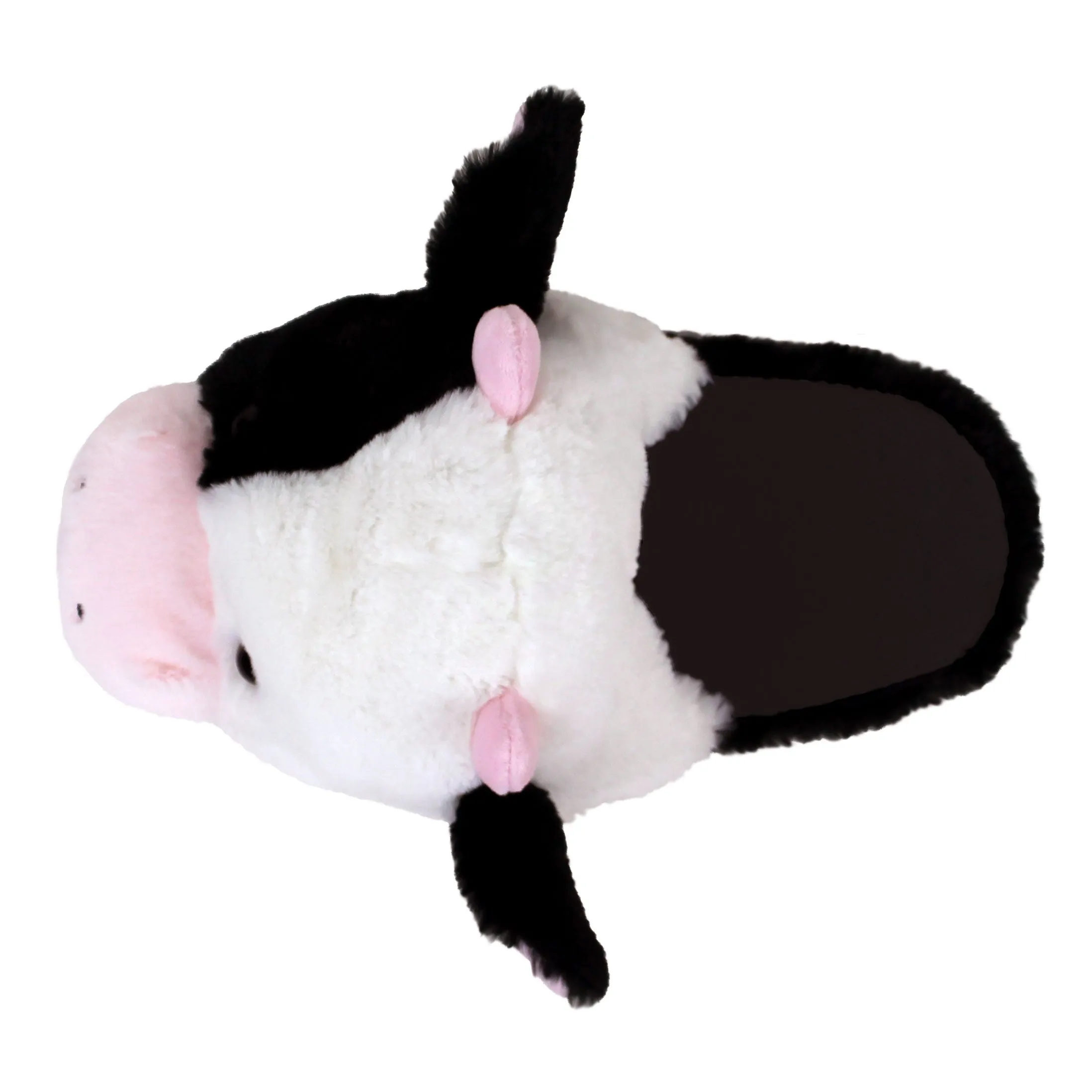 Fuzzy Cow Slippers