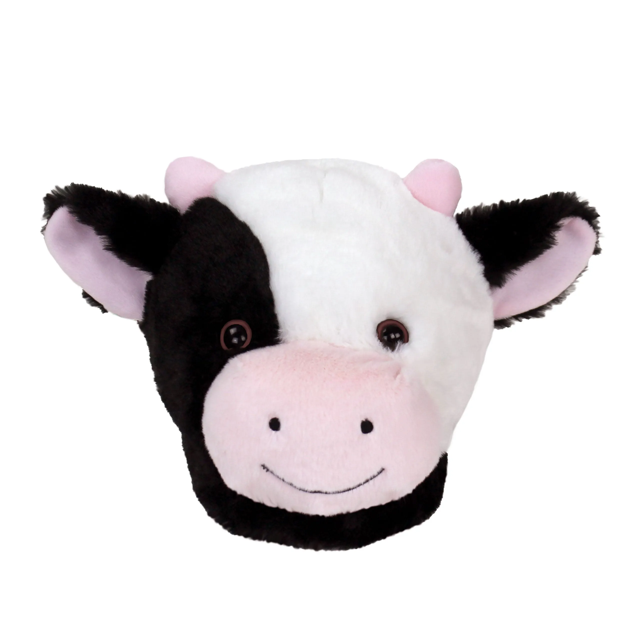 Fuzzy Cow Slippers