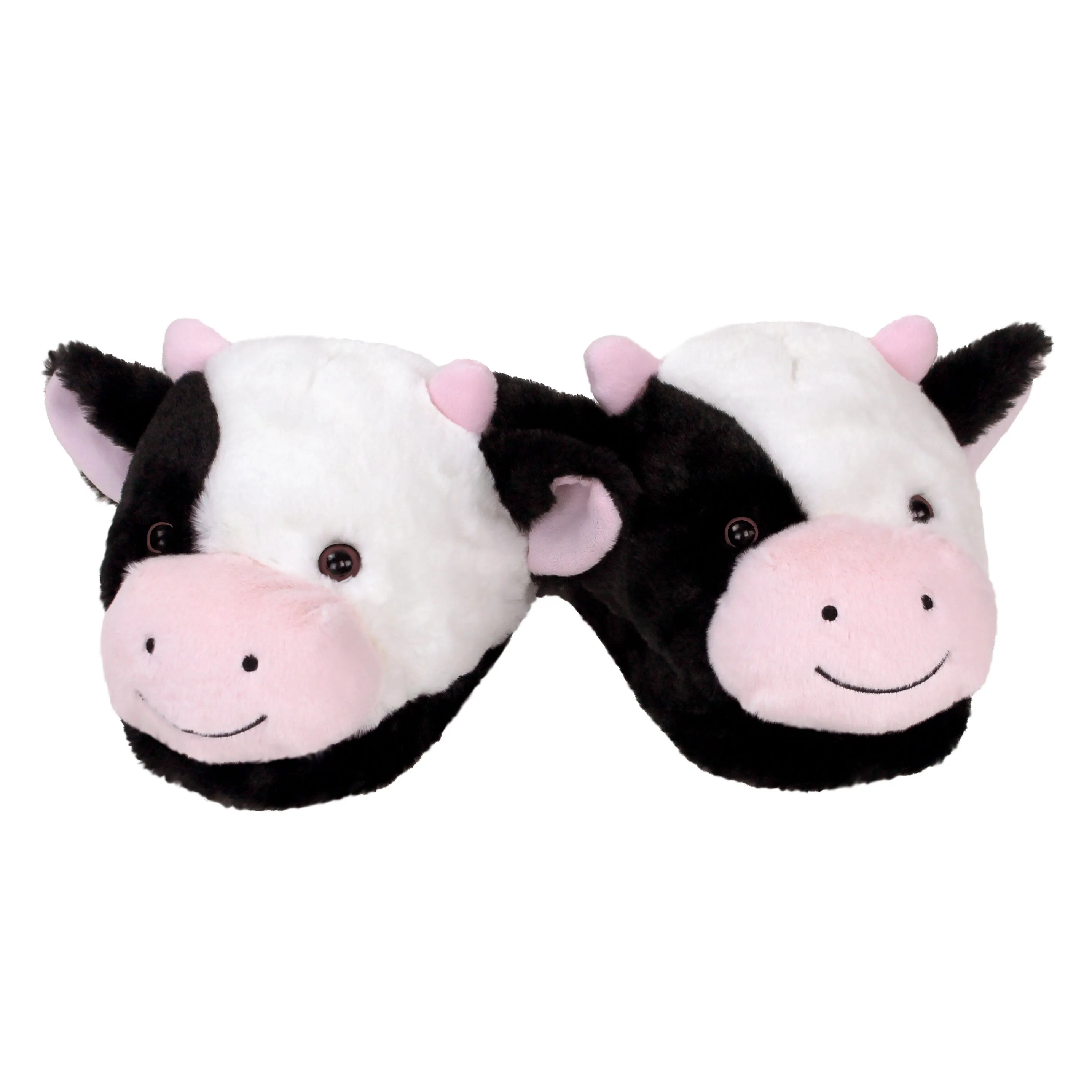 Fuzzy Cow Slippers