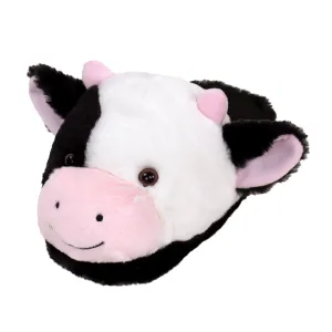 Fuzzy Cow Slippers