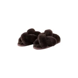 Gabriella Slipper, Dark Brown