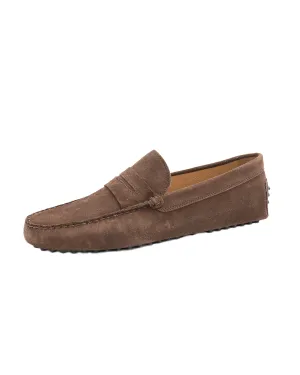 Gagliardi Brown Suede Shoe Driving Moccassins