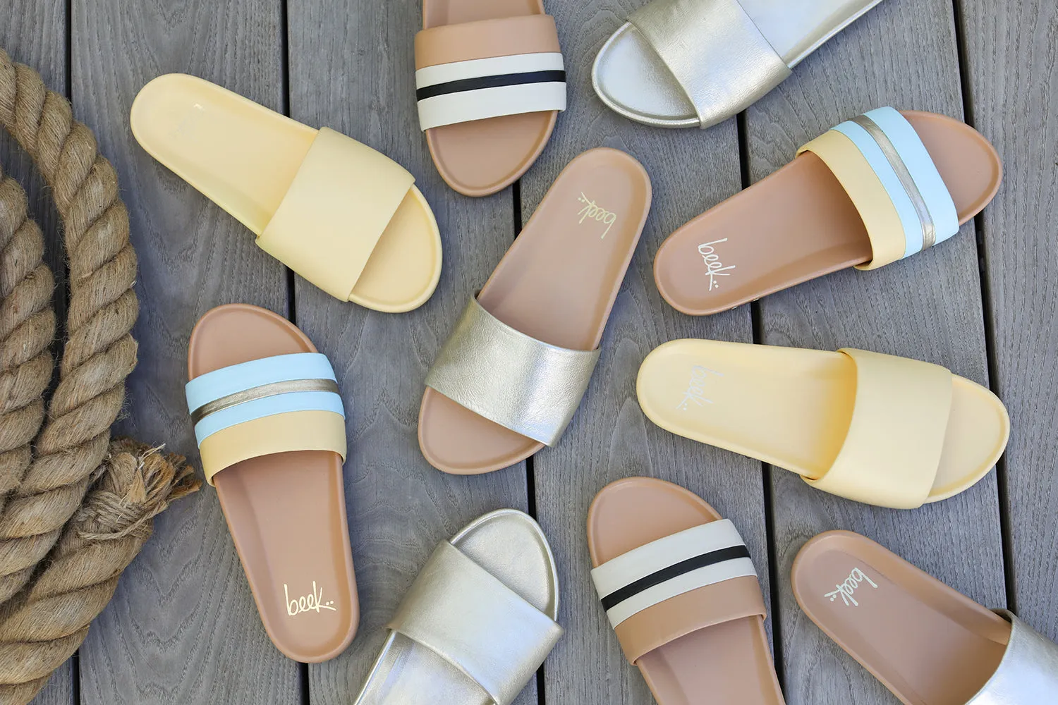 GALLITO STRIPE - Eggshell/Beach
