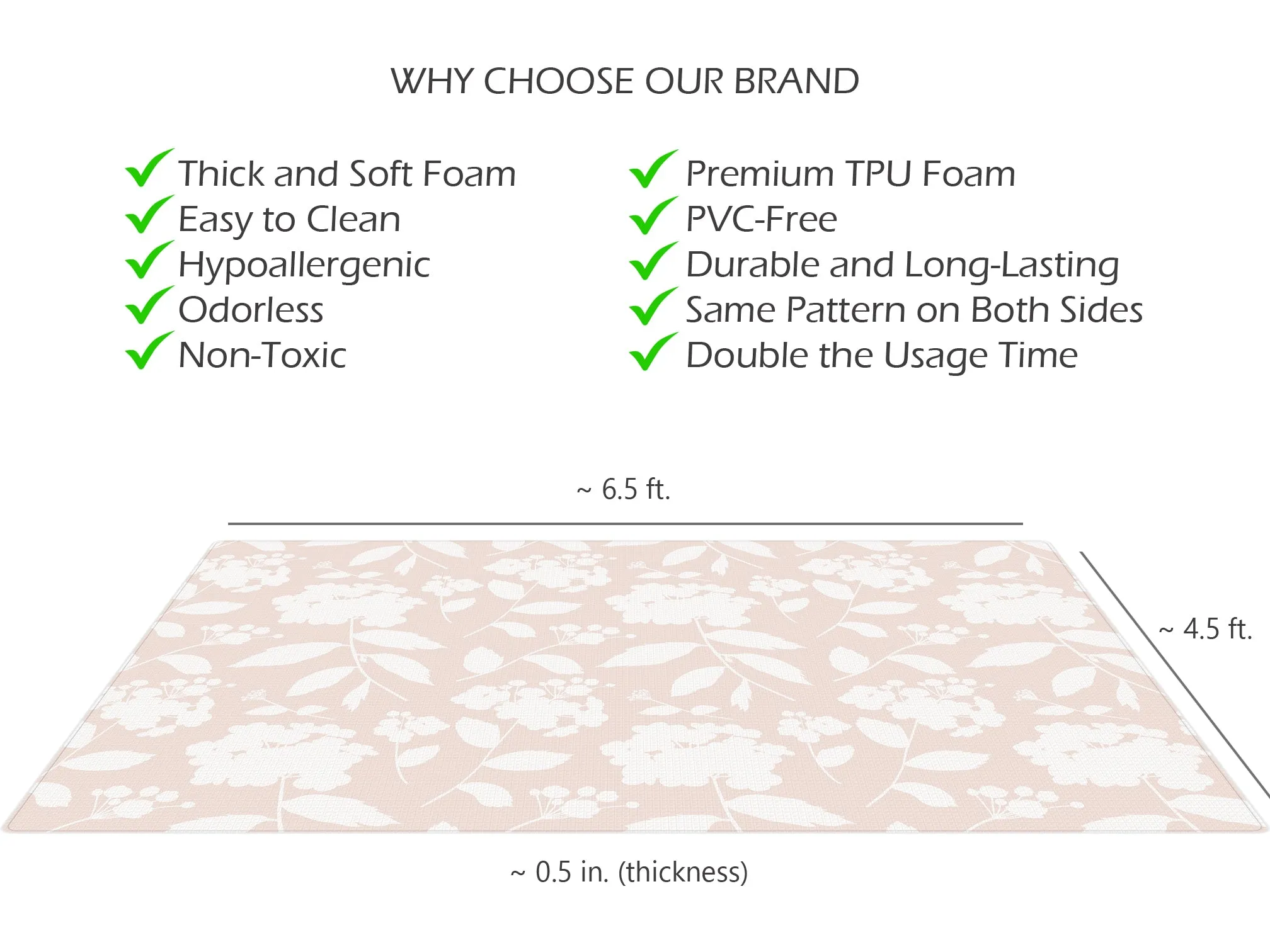Garden Blossom Play Mat FINAL SALE