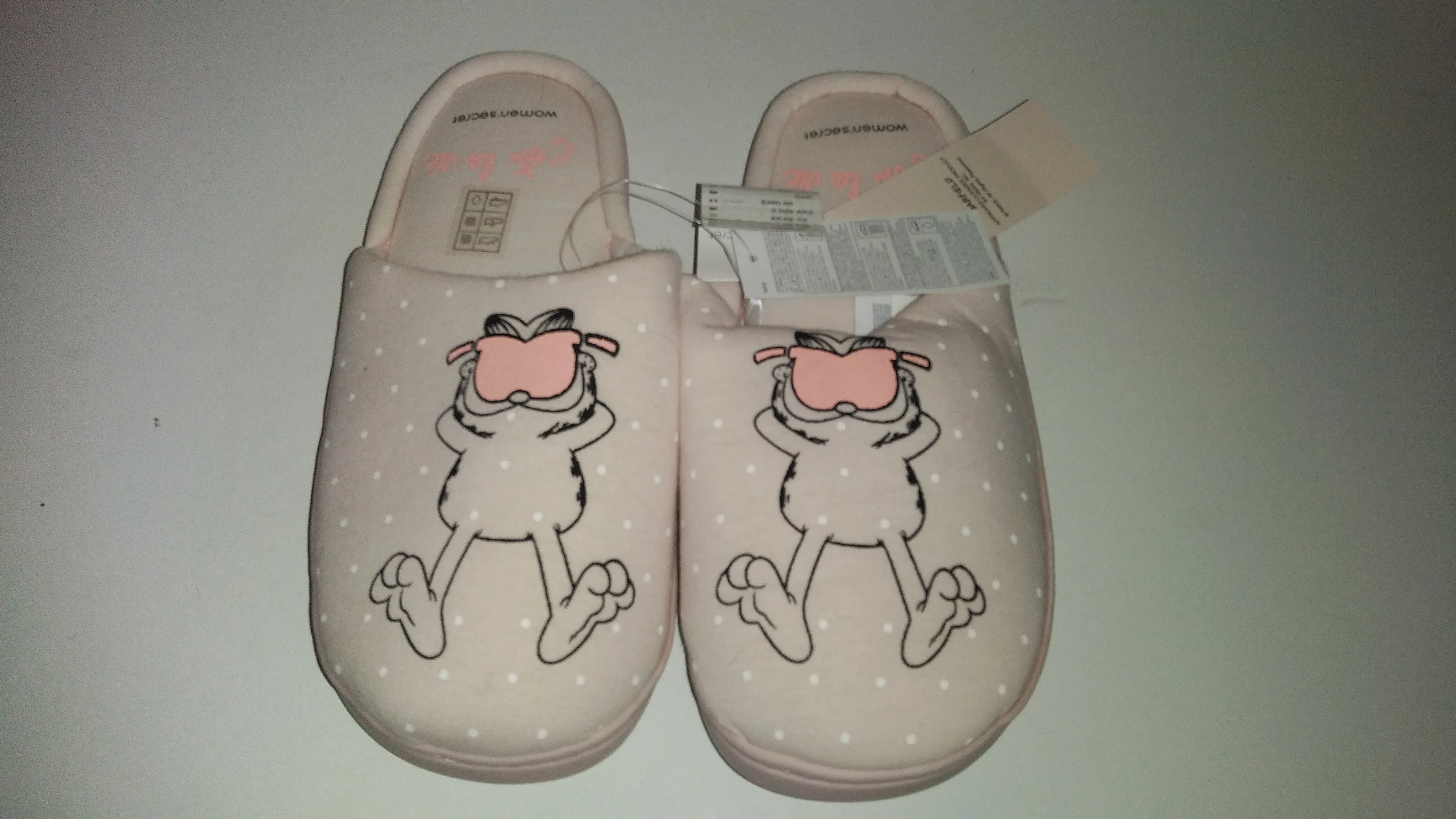 Garfield Slippers Women'secret Pink