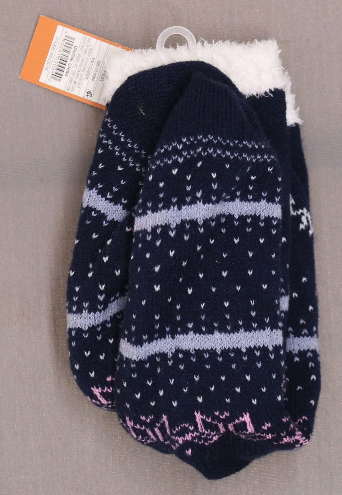 Gilligan & O'Malley Women's Reindeer Double Lined Cozy Crew Socks