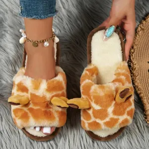 Giraffe Slippers