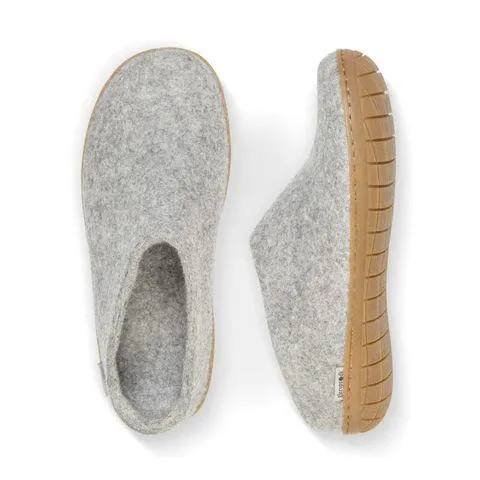 GLERUPS- MEN'S RUBBER SOLE SLIP-ON SHOES