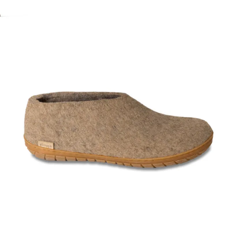 Glerups Shoe - Honey Rubber - Sand