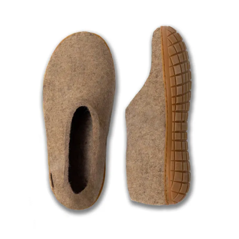 Glerups Shoe - Honey Rubber - Sand