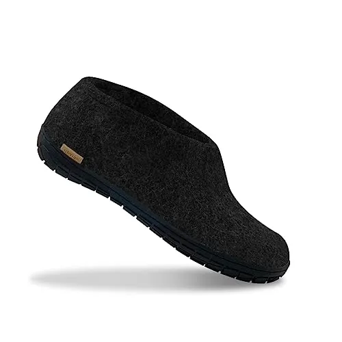 GLERUPS Shoe with natural black rubber sole (Charcoal)