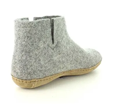 Glerups Unisex Model G Natural Wool Boot Slipper