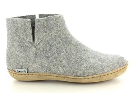 Glerups Unisex Model G Natural Wool Boot Slipper