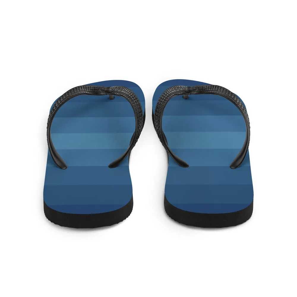 Gradient Blue - Sustainably Made Flip-Flops