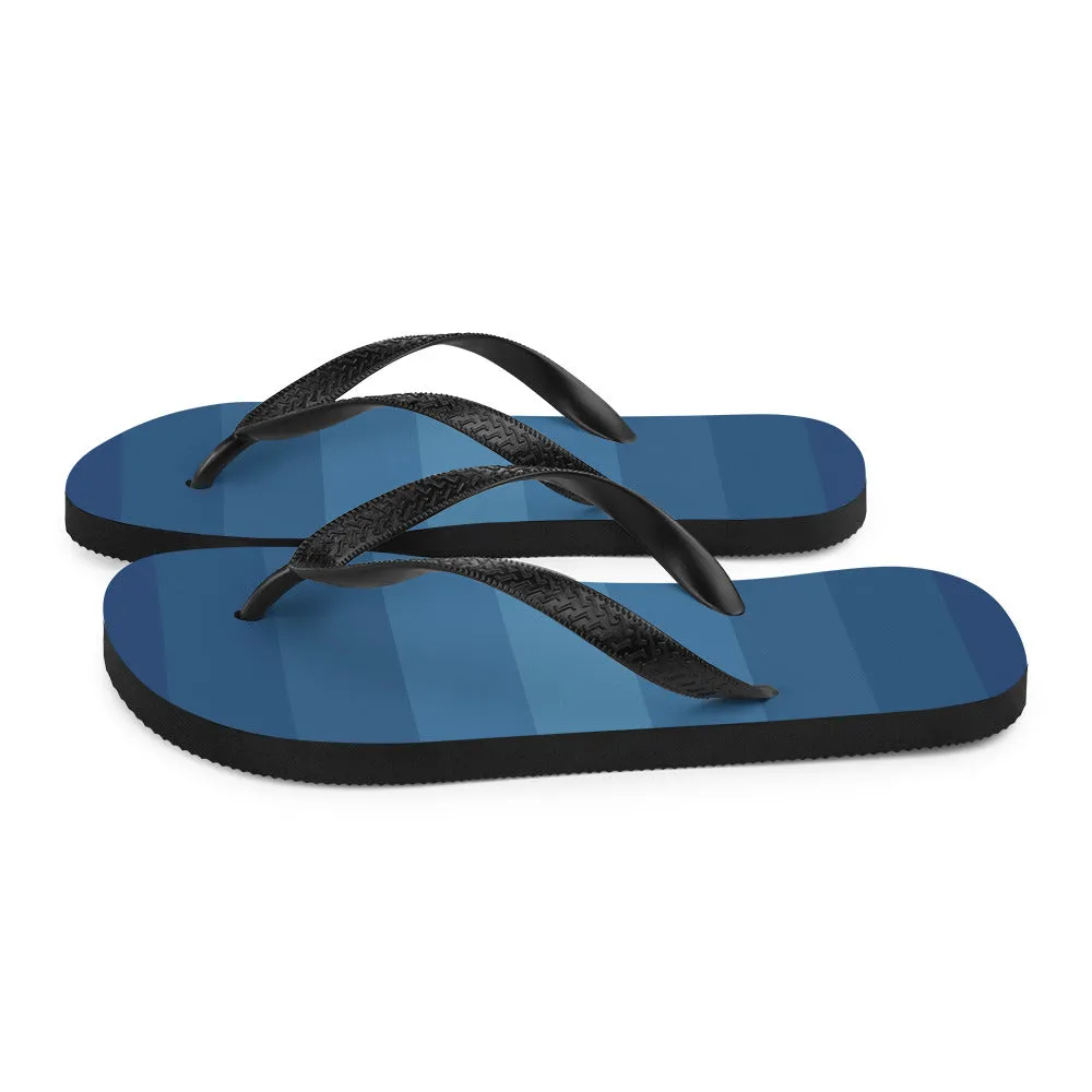 Gradient Blue - Sustainably Made Flip-Flops