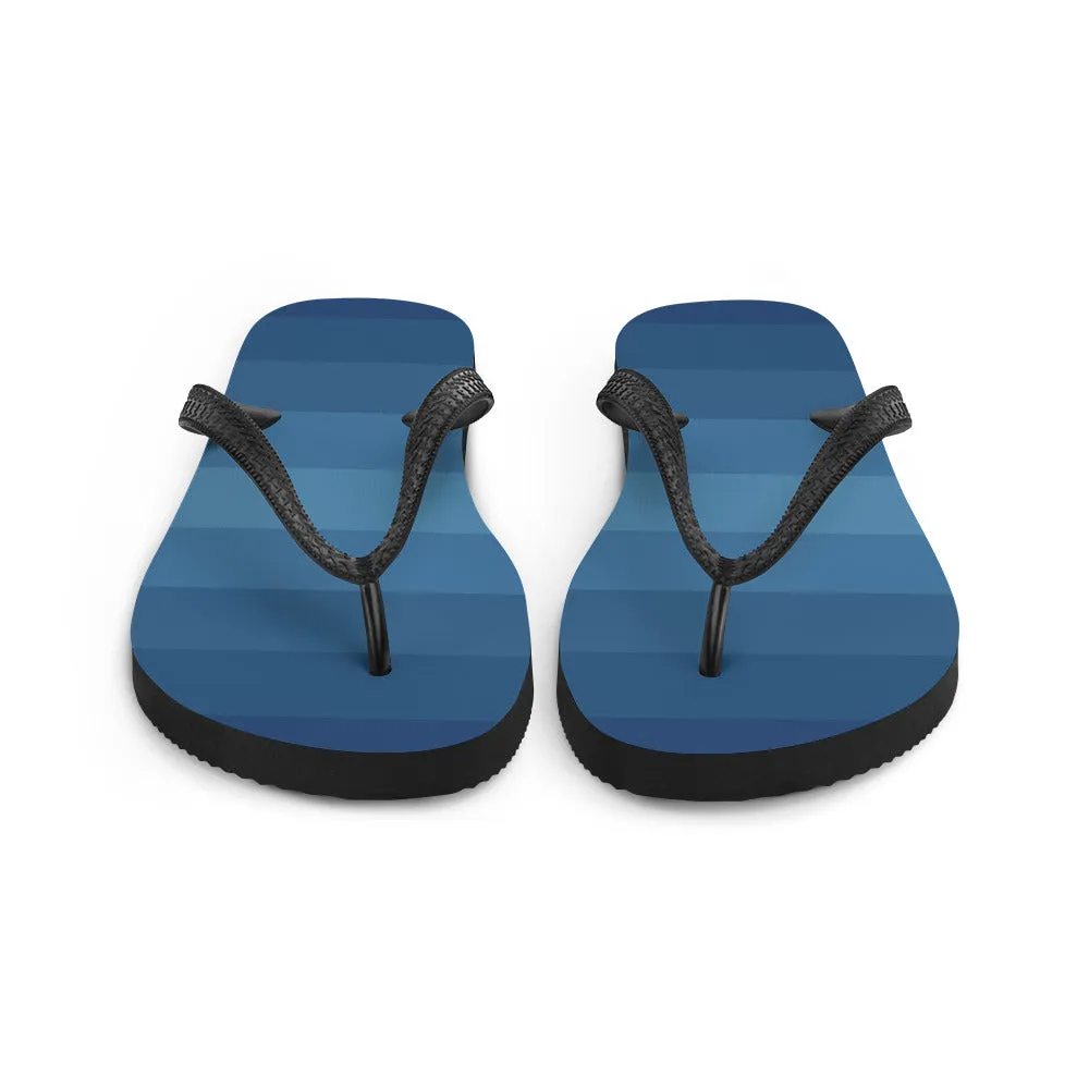 Gradient Blue - Sustainably Made Flip-Flops