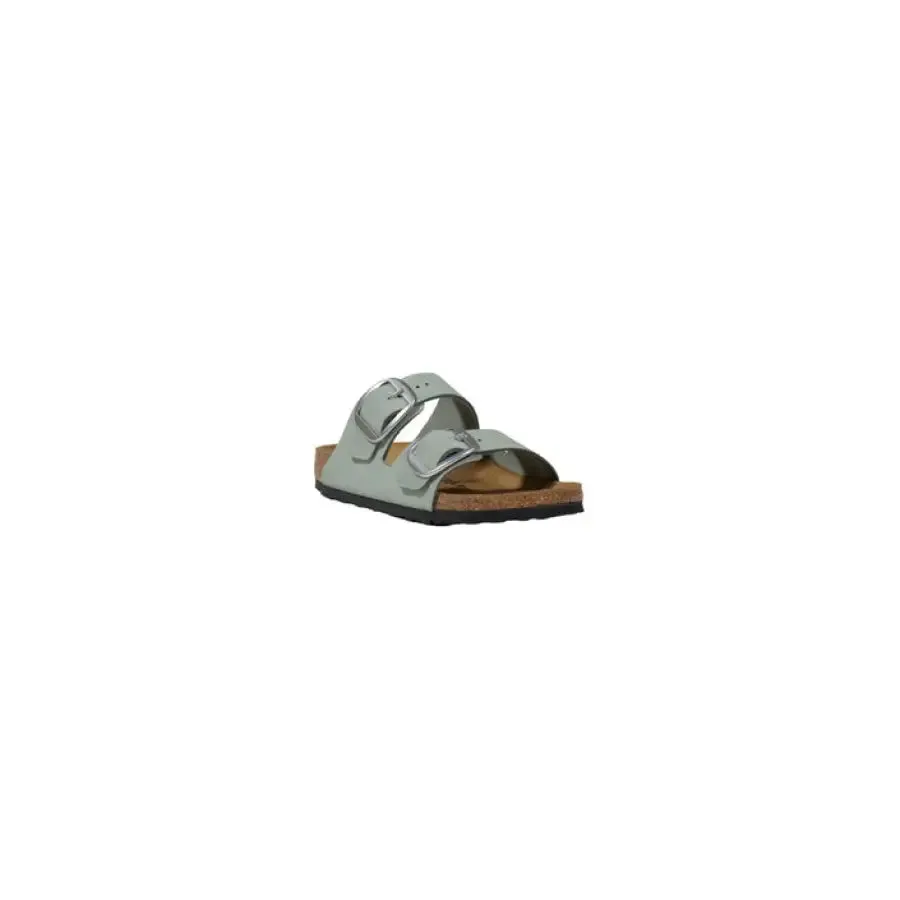 Gray Double Buckle Sandal