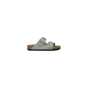 Gray Double Buckle Sandal