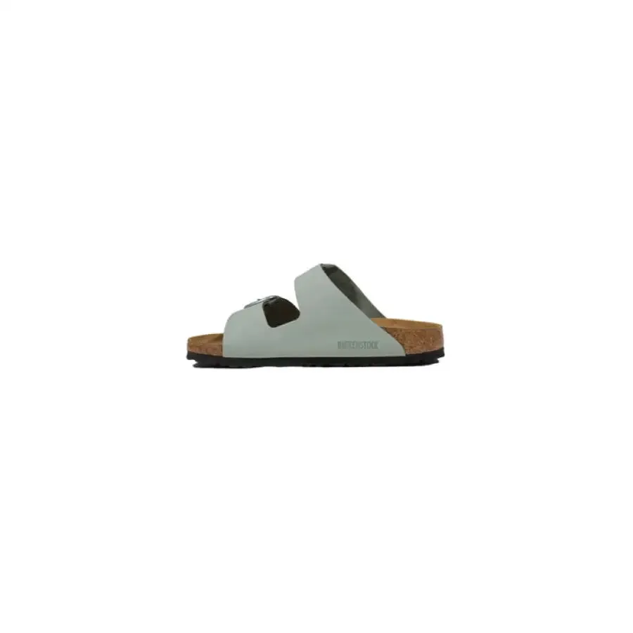Gray Double Buckle Sandal