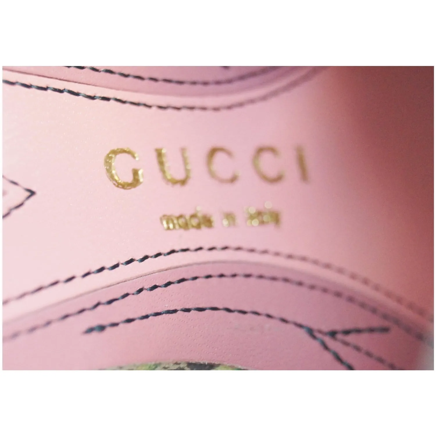GUCCI Princetown GG Canvas Horsebit Blooms Slipper Pink US 6 432772