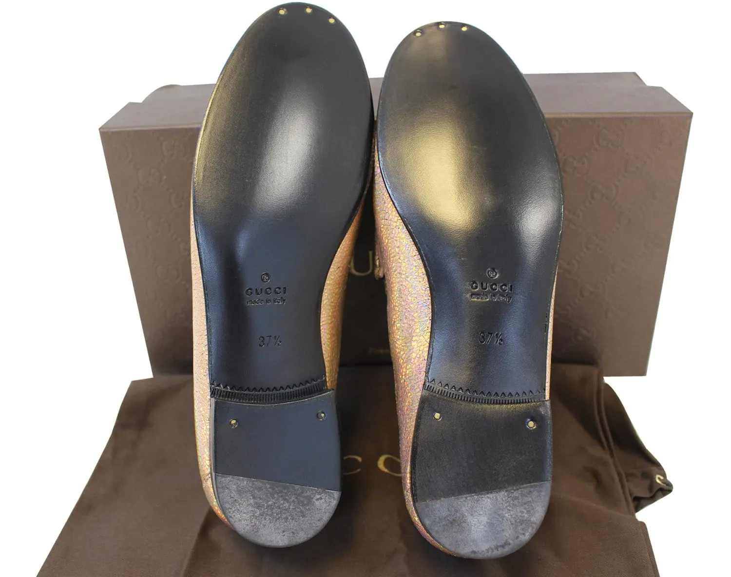 Gucci Shoes Fawn Cracked Leather - Gucci Leather Loafer Horsebit