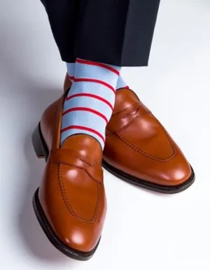 Handmade Tan Brown Leather Moccasins for Men